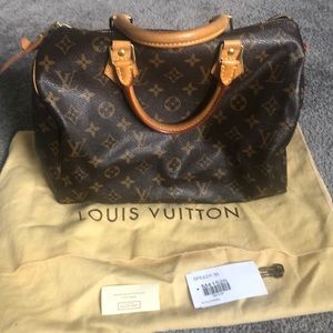 Authentic Louis Vuitton speedy 30